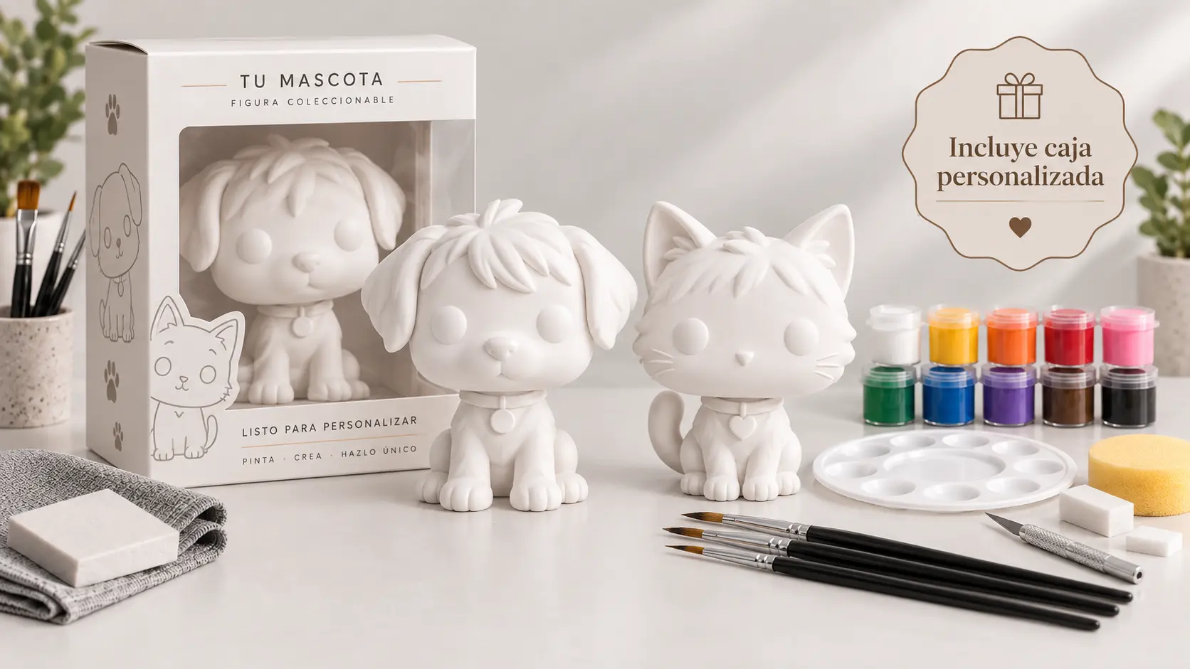 Kit Pinta Tu Mascota · desde 20 € personalizado hecho a mano - YopCreations