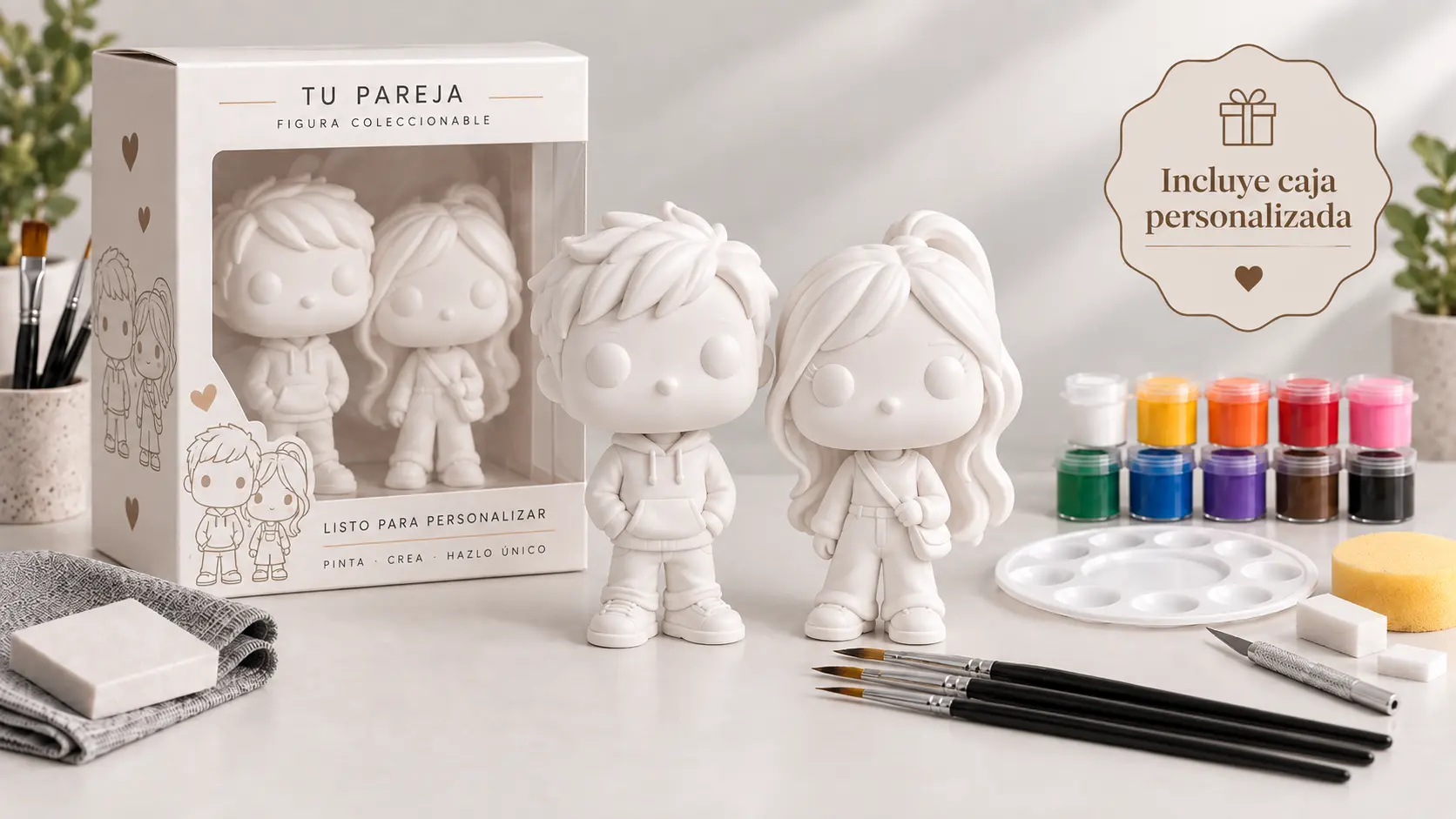 Kit Pinta Tu Pareja · 60 € personalizado hecho a mano - YopCreations